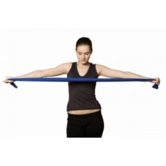 FAIXA ELÁSTICA PARA FISIOTERAPIA EXERCÍCIOS CARCI BAND LARANJA  EXTRA FORTE ROLO 23 METROS